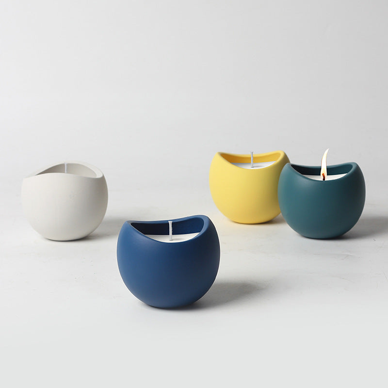 Creative Ceramic Aromatherapy Candle Cup Collection