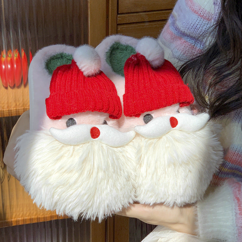 Cute Christmas Santa Claus Indoor Slippers