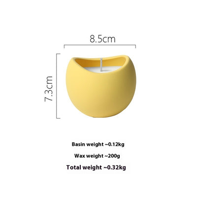 Creative Ceramic Aromatherapy Candle Cup Collection