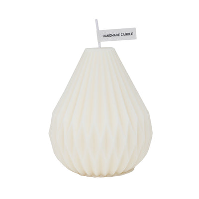 Nordic Style Geometric Lines Pear Shaped Aromatherapy Candle