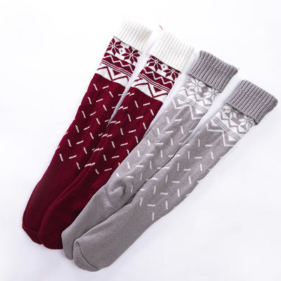 Christmas Stockings Woolen Socks for Adults