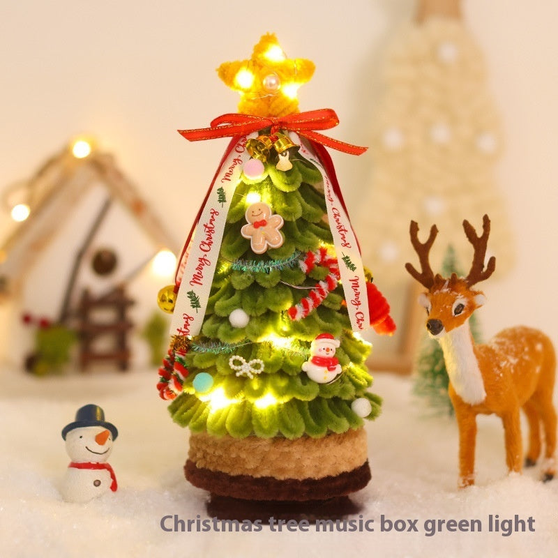 Handmade Christmas Tree Music Box Decoration