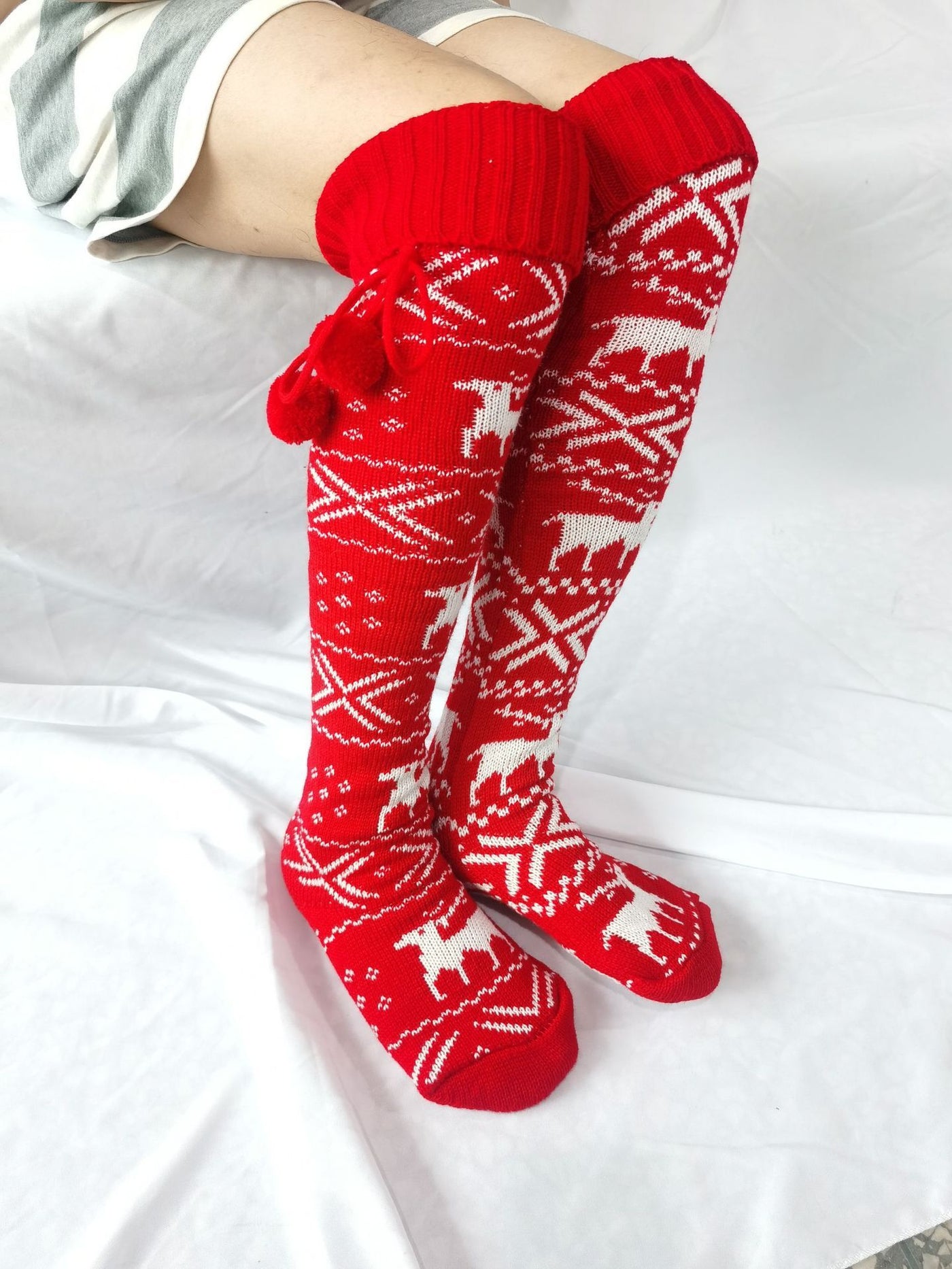 Christmas Stockings Woolen Socks for Adults