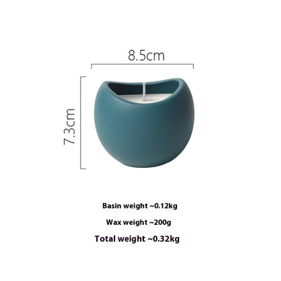 Creative Ceramic Aromatherapy Candle Cup Collection