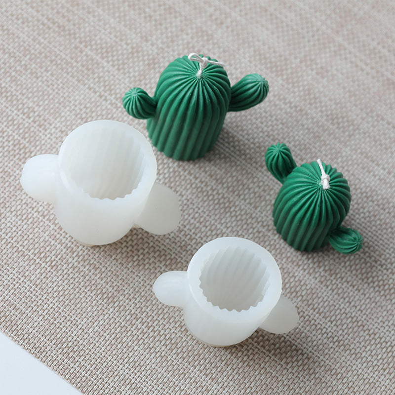 3D Silicone Cactus Candle Mould for DIY Crafts