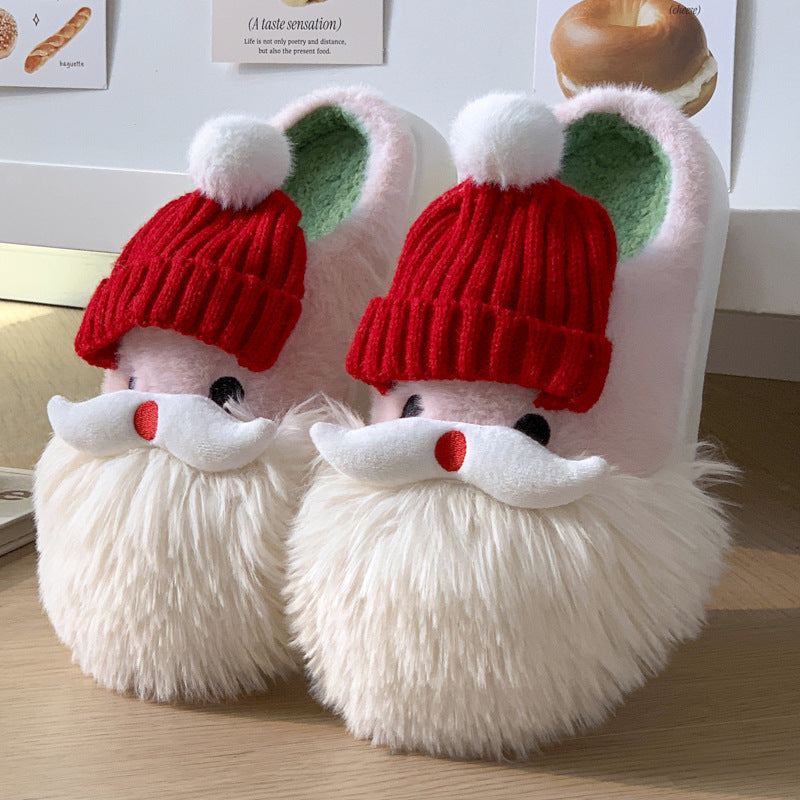 Cute Christmas Santa Claus Indoor Slippers
