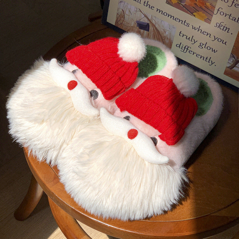 Cute Christmas Santa Claus Indoor Slippers
