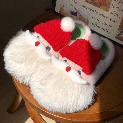 Cute Christmas Santa Claus Indoor Slippers