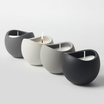 Creative Ceramic Aromatherapy Candle Cup Collection