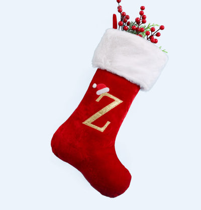 Festive Christmas Letter Stocking Pendant