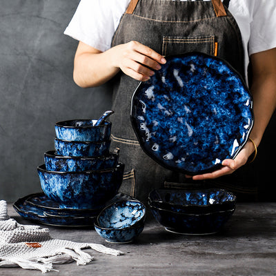 Blue Enchantress Ceramic Tableware Set