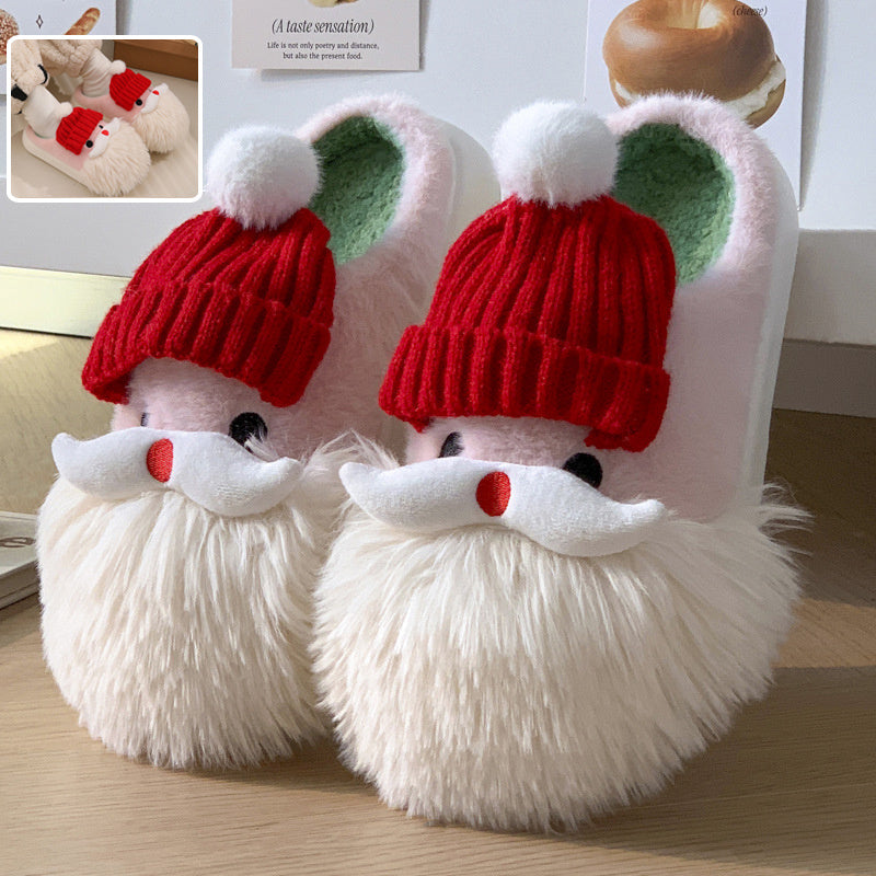 Cute Christmas Santa Claus Indoor Slippers