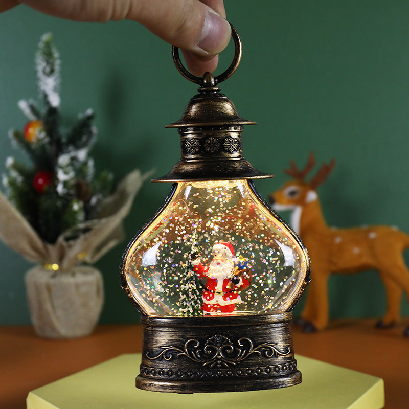 Festive Snowflake Crystal Ball