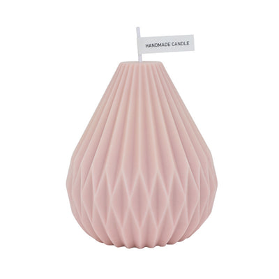 Nordic Style Geometric Lines Pear Shaped Aromatherapy Candle