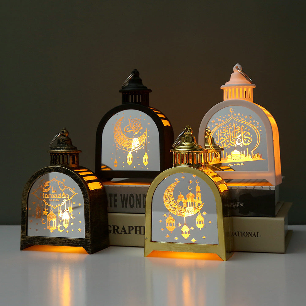 Elegant Arched Lantern with Electronic Candle