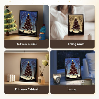 Luminous Christmas Tree Bluetooth Speaker with Artful Lighting