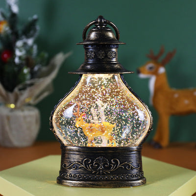 Festive Snowflake Crystal Ball