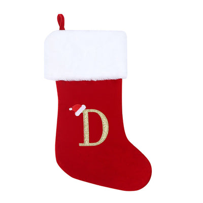 Festive Christmas Letter Stocking Pendant