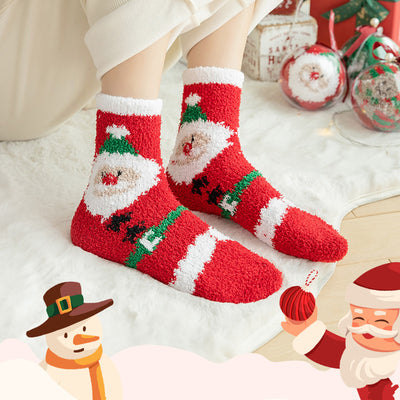 Cozy Children's Christmas Coral Fleece Stockings