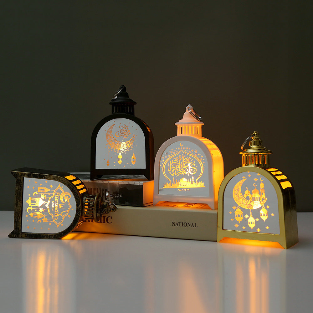 Elegant Arched Lantern with Electronic Candle