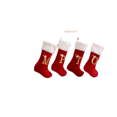 Festive Christmas Letter Stocking Pendant
