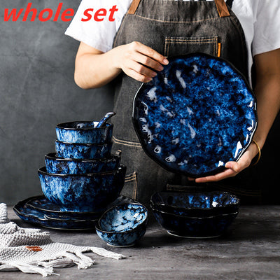 Blue Enchantress Ceramic Tableware Set