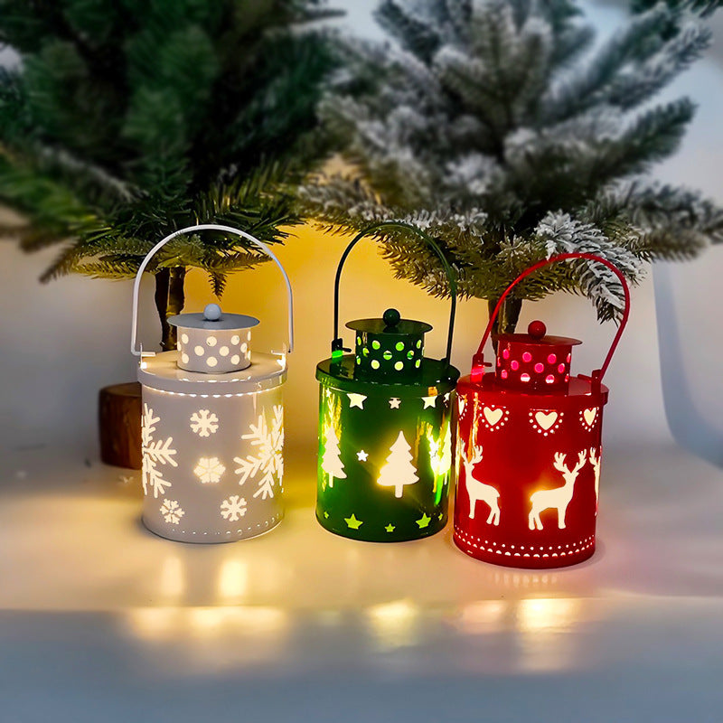 Nordic Style LED Candle Lanterns for Holiday Decoration