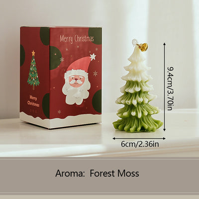 3D Xmas Tree Shaped Aromatherapy Candle for Holiday Decor