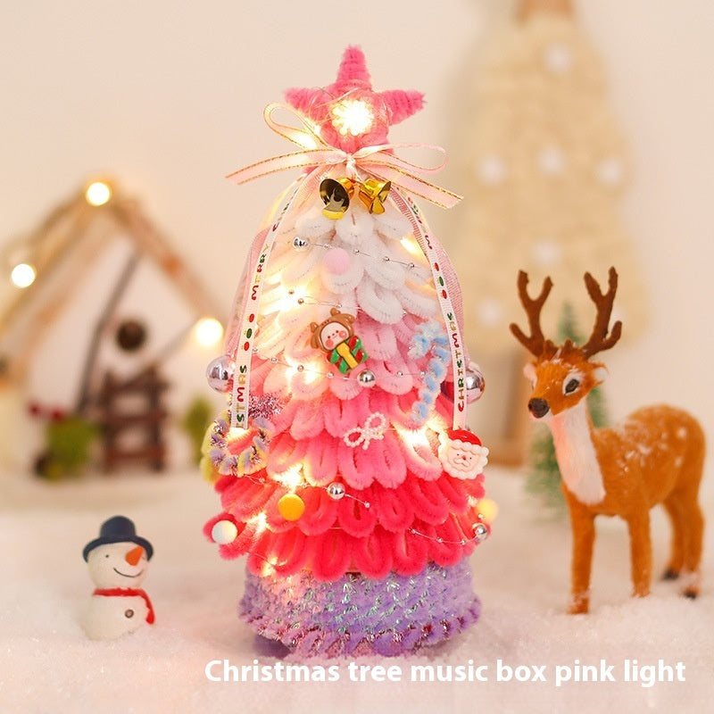 Handmade Christmas Tree Music Box Decoration