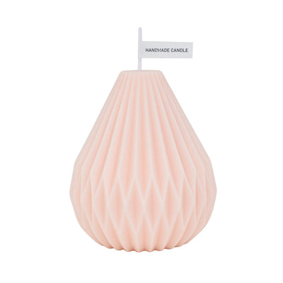 Nordic Style Geometric Lines Pear Shaped Aromatherapy Candle